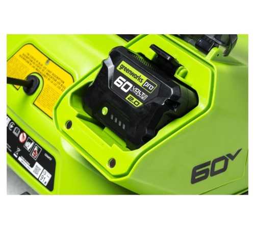 Снегоуборщик аккумуляторный Greenworks GD60PSTK4 (АКБ 4Ач и ЗУ)