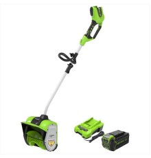 Снегоуборщик аккумуляторный Greenworks 40V GD40SSK4 (1хАКБ 4Ач и ЗУ)