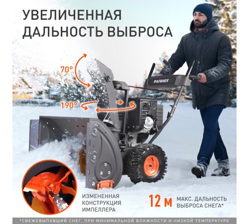 Снегоуборщик бензиновый Patriot PS 911