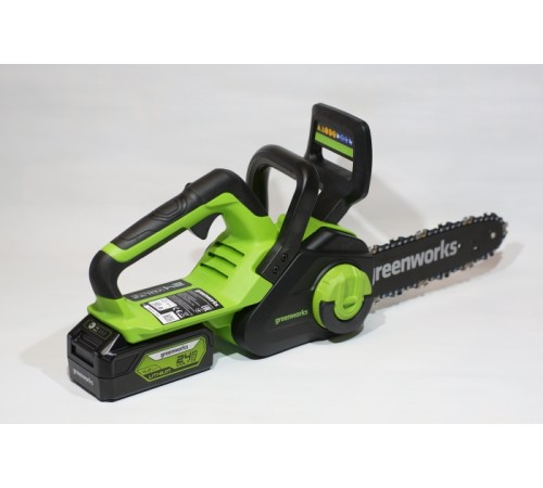 Аккумуляторная пила Greenworks 24V G24CS25K2 (1хАКБ 2Ач и ЗУ)