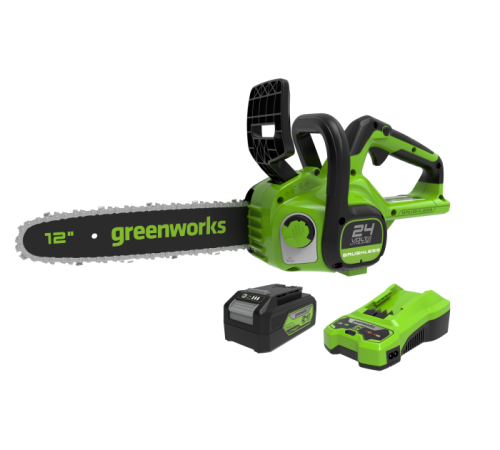 Аккумуляторная пила Greenworks 24V GD24CS30 (1xАКБ 2Ач и ЗУ)
