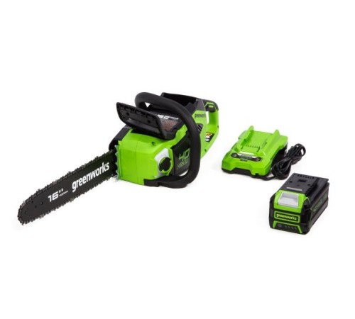 Пила аккумуляторная Greenworks GD40CS18K2 (1хАКБ 2Ач и ЗУ)