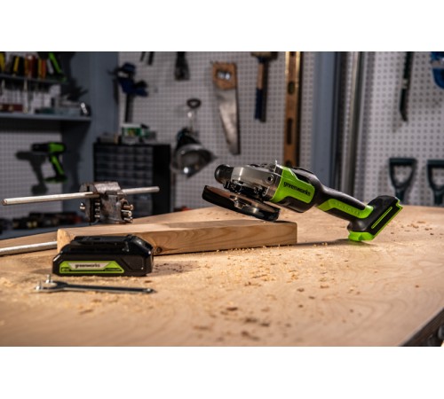 Угловая шлифмашина Greenworks GD24AGK2 3200207UA (с 1-им АКБ 2 Ач)