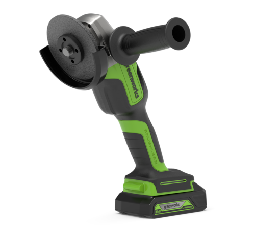 Угловая шлифмашина Greenworks GD24AGK4 3200207UB (с 1-м АКБ 4Ач)