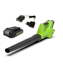 Воздуходувка аккумуляторная Greenworks 24V G24ABK2 (1хАКБ 2Ач и ЗУ)