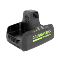 Зарядное устройство Greenworks G82C2 82V 8А для 2-х аккумуляторов