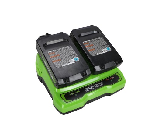 Зарядное устройство Greenworks G24X2UC2 24V для 2-х аккумуляторов