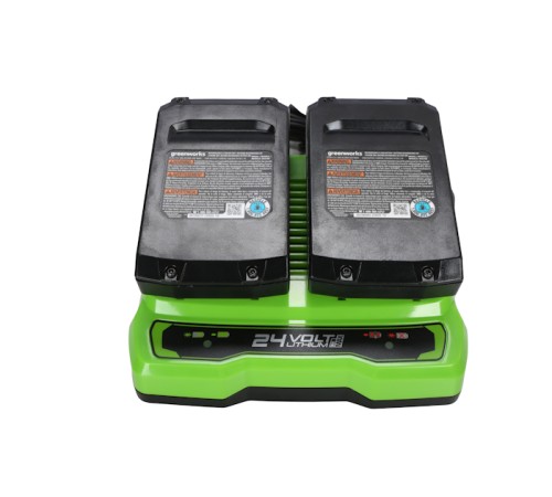 Зарядное устройство Greenworks G24X2UC2 24V для 2-х аккумуляторов