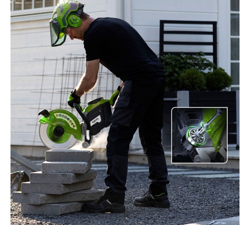 Бетонорез  Greenworks 82V PC141 (без АКБ И ЗУ)