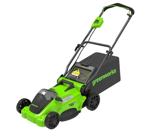 Газонокосилка Greenworks GD40LM16XK4 (1хАКБ 4Ач и ЗУ)