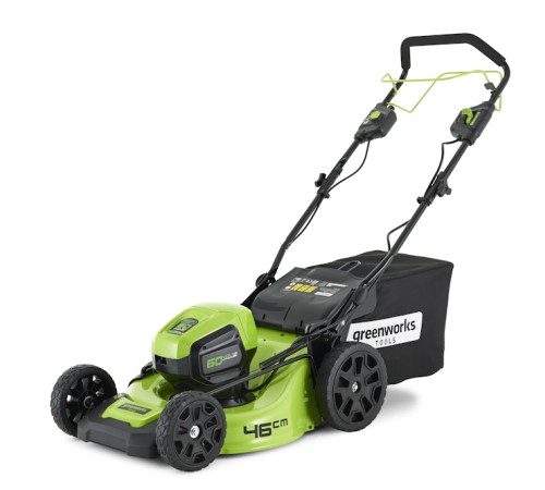Газонокосилка Greenworks 60V GD60LM46SPK4 (1хАКБ 4Ач и ЗУ)