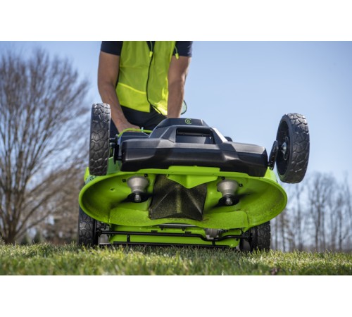 Газонокосилка Greenworks GC82LM61S TwinForce 2515607 (без АКБ)