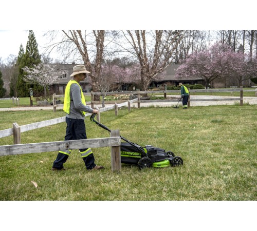 Газонокосилка Greenworks GC82LM61S TwinForce 2515607 (без АКБ)