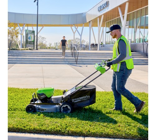 Газонокосилка Greenworks LM221S 82V  (без АКБ и ЗУ)