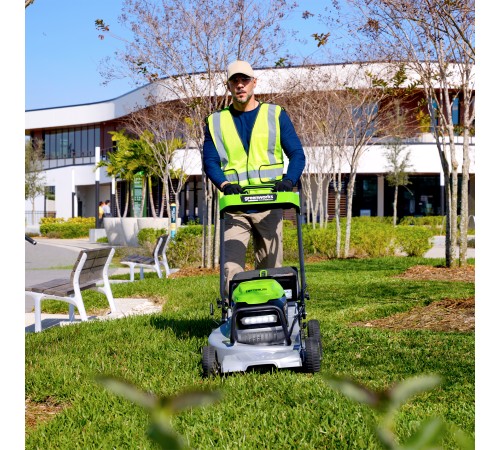 Газонокосилка Greenworks LM221S 82V  (без АКБ и ЗУ)