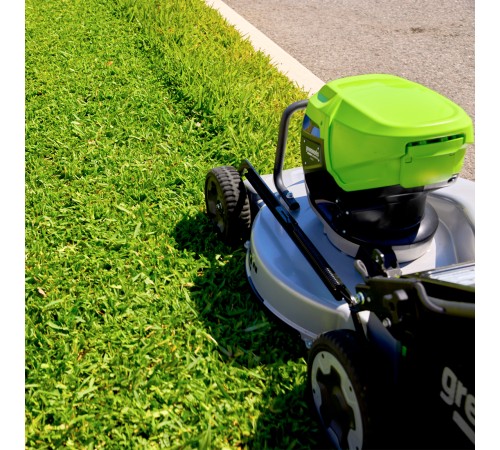 Газонокосилка Greenworks LM221S 82V  (без АКБ и ЗУ)