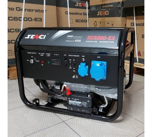 Генератор бензиновый Senci SC5000-E3