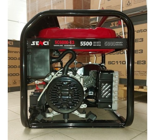 Генератор бензиновый Senci SC6000-E3