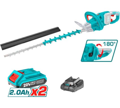 Кусторез Total THTLI400282 (с 1-им АКБ)