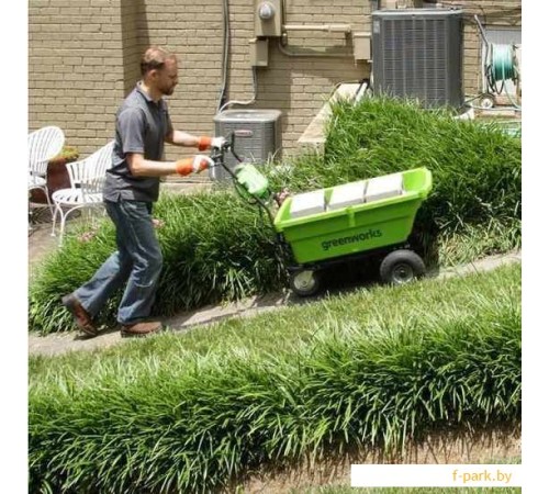 Тачка самоходная Greenworks 40V G40GCK4 (1хАКБ 4 Ач и ЗУ)