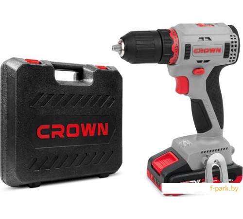 Дрель-шуруповерт Crown CT21091HX-2 BMC (с 2-мя АКБ, кейс)