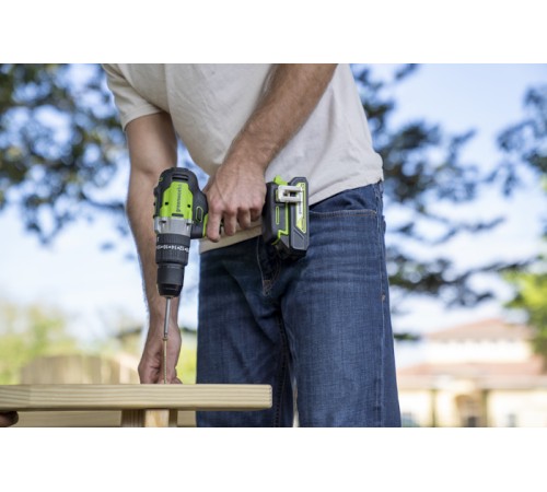 Ударная дрель-шуруповерт Greenworks GD24DD60K2 3704107UA (с 1-им АКБ)