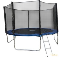 Батут Happy Jump 12ft PRO (374см) с внешней сеткой и лестницей