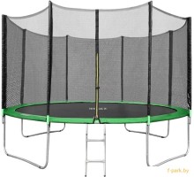 Батут Happy Jump 13ft PRO (404см) с внешней сеткой и лестницей