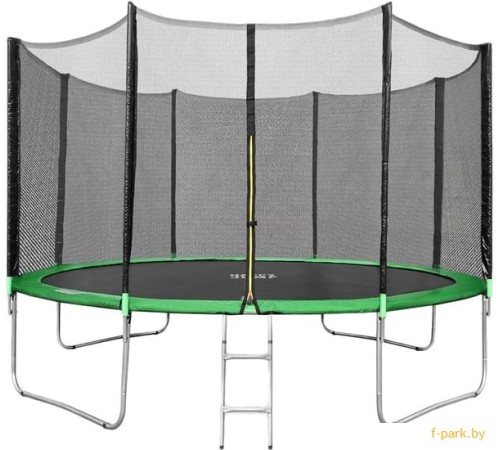 Батут Happy Jump 13ft PRO (404см) с внешней сеткой и лестницей