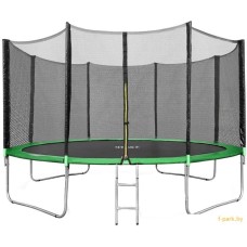 Батут Happy Jump 14ft PRO (435см) с внешней сеткой и лестницей