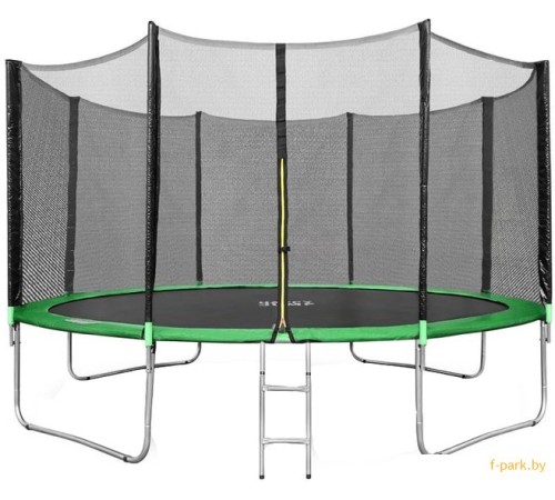 Батут Happy Jump 14ft PRO (435см) с внешней сеткой и лестницей