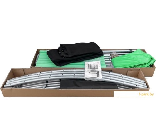 Батут Happy Jump 14ft PRO (435см) с внешней сеткой и лестницей