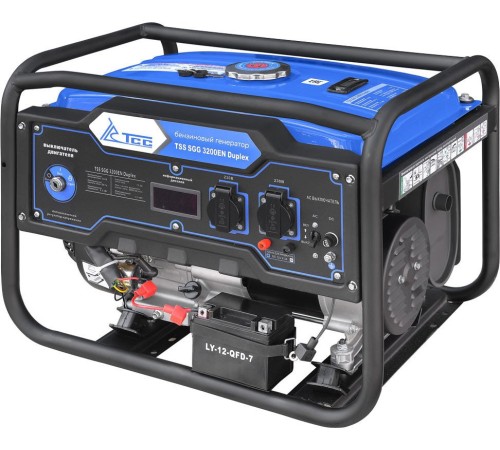Генератор бензиновый, газовый TSS SGG 3200EN Duplex