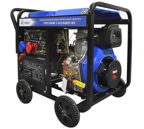 Инверторный дизельный сварочный генератор TSS DGW 7.0/250ED-R3