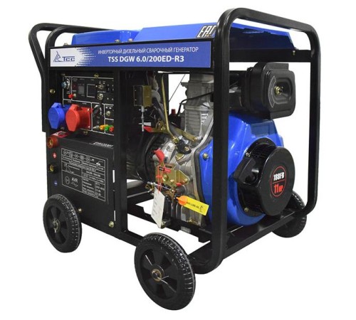 Инверторный дизельный сварочный генератор TSS DGW 6.0/200ED-R3