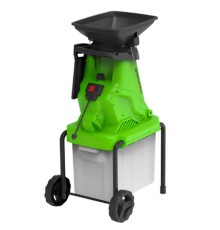Садовый измельчитель электрический  Greenworks 220 В, 2800 Вт с контейнером