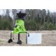 Садовый измельчитель Greenworks GACSB 2500Вт с контейнером