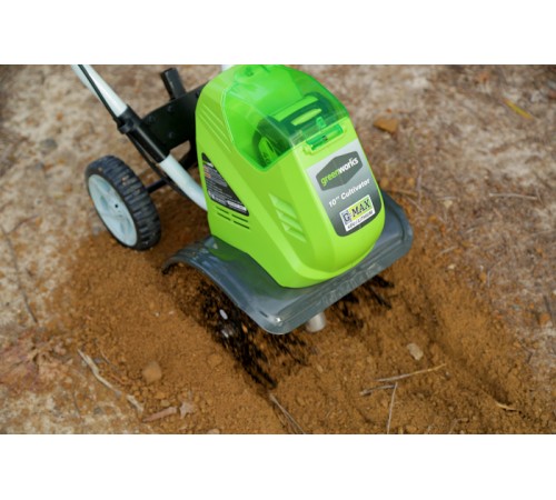 Мотокультиватор Greenworks 40V G40TL (1хАКБ 4Ач и ЗУ)