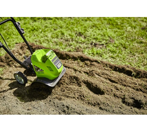 Мотокультиватор Greenworks 40V G40TL (1хАКБ 4Ач и ЗУ)
