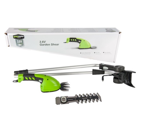 Ножницы  Greenworks 3.6V G3.6GS 2Aч с телескопической ручкой