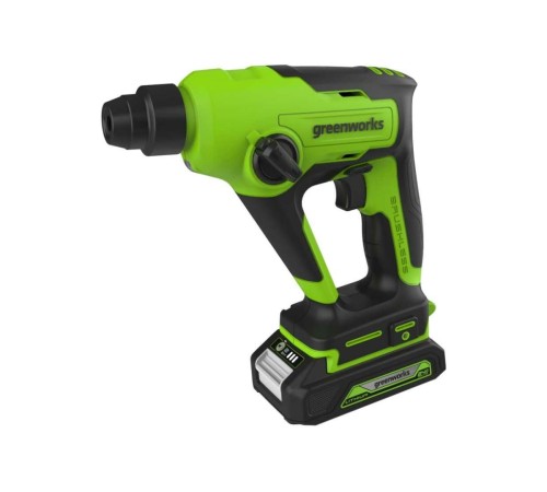 Перфоратор аккумуляторный Greenworks GD24SDS1K2 (1хАКБ 2Ач и ЗУ)