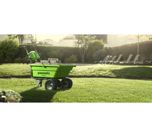 Тачка самоходная Greenworks 40V G40GCK4 (1хАКБ 4 Ач и ЗУ)