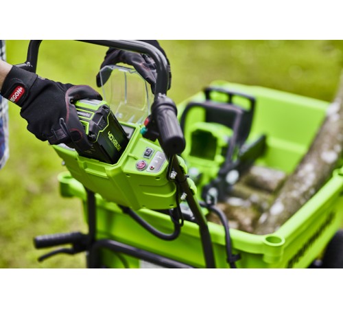 Тачка самоходная Greenworks 40V G40GCK4 (1хАКБ 4 Ач и ЗУ)