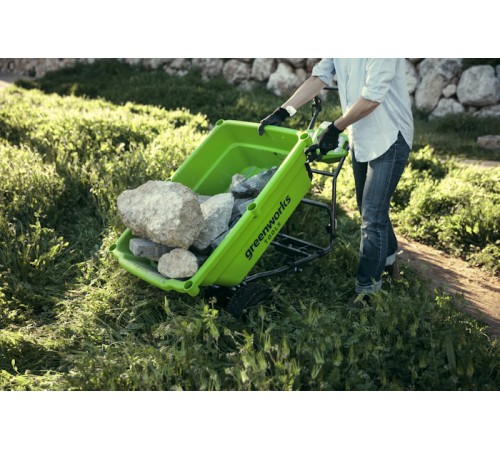 Тачка самоходная Greenworks 40V G40GCK4 (1хАКБ 4 Ач и ЗУ)