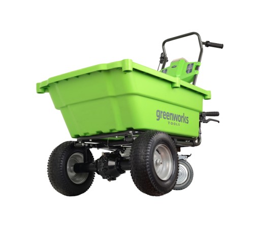 Тачка самоходная Greenworks 40V G40GCK4 (1хАКБ 4 Ач и ЗУ)