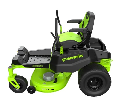 Газонокосилка с нулевым радиусом разворота Greenworks Zero Turn CrossoverT GC82ZT107 82В