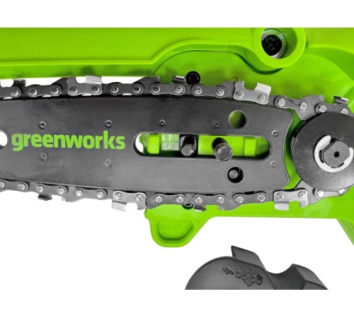 Аккумуляторная пила Greenworks 24V G24MCS10K2 (1хАКБ 2Ач и ЗУ)