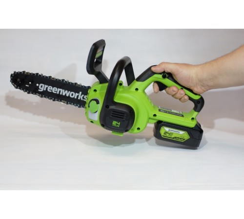 Пила аккумуляторная Greenworks 24V G24CS25K4 (1хАКБ 4Ач и ЗУ)