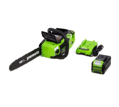 Аккумуляторная пила Greenworks  40V GD40CS18K4 (с 1хАКБ 4Ач и ЗУ)