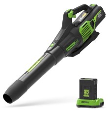 Воздуходувка аккумуляторная Greenworks 60V GD60ABK4 (1хАКБ 4 Ач и ЗУ)